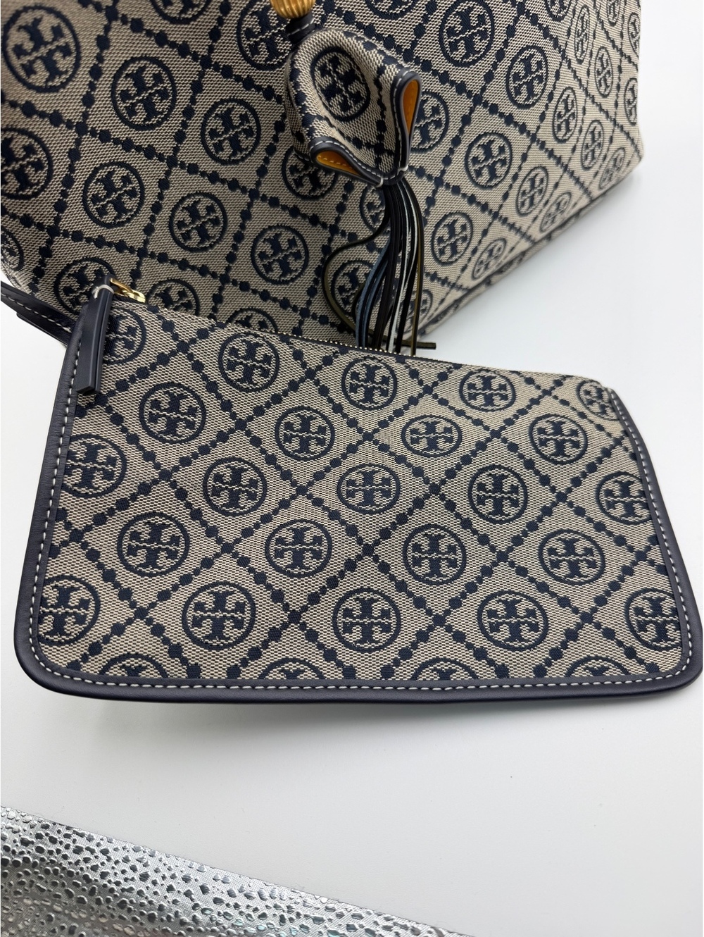 Tory Burch T MONOGRAM SMALL ZIP TOTE - Picture 11 of 14